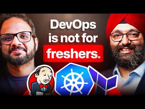 Is DevOps Really Not For Freshers? Ft. Savinder Puri | DevOps Career Roadmap & Advice For 2025 thumbnail