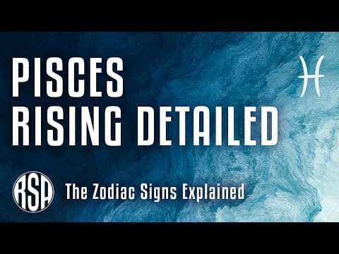 Pisces Zodiac Sign Explained thumbnail