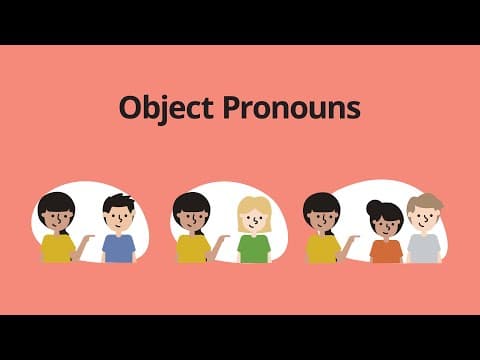 Object Pronouns – English Grammar Lessons thumbnail