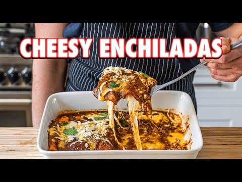 Perfect Cheesiest Homemade Enchiladas (2 Ways) thumbnail