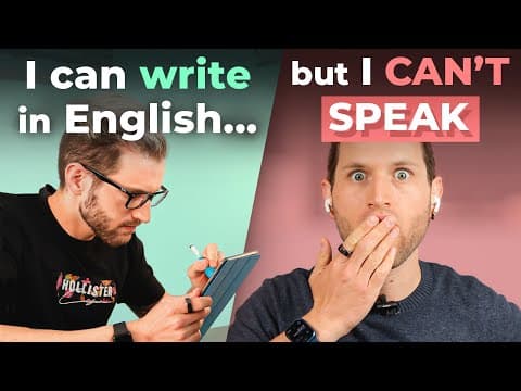 You can WRITE, but not SPEAK ENGLISH? — Watch this. thumbnail