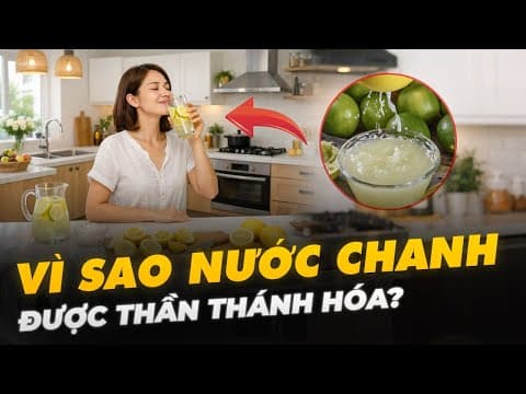 VÌ SAO NƯỚC CHANH ĐƯỢC THẦN THÁNH HÓA? LỢI THẬT HAY HẠI? thumbnail