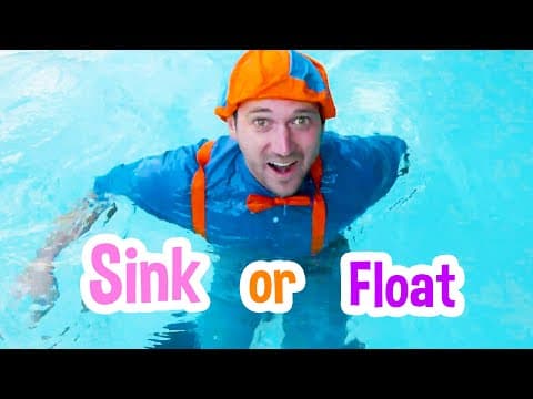 Sink or Float with Blippi | Cool Science Experiment for Kids | Educational Videos For Kids thumbnail