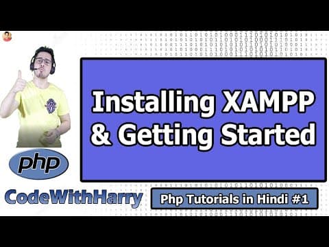 Installing XAMPP, VS Code + Environment Setup | PHP Tutorial #1 thumbnail