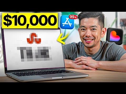 How I'd Make a $10,000 App with Lovable In 1 hour (AI + No Code) thumbnail