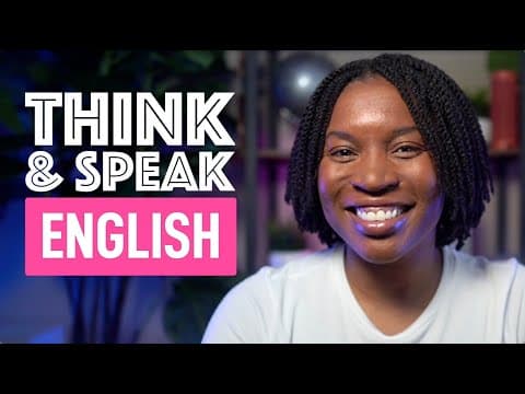THINK AND SPEAK ENGLISH | HOW TO ANSWER ANY QUESTION LIKE A NATIVE ENGLISH SPEAKER thumbnail