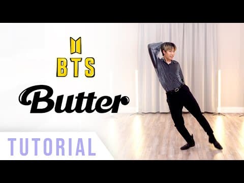 BTS - 'Butter' Dance Tutorial (Explanation and Mirrored) | Ellen and Brian thumbnail