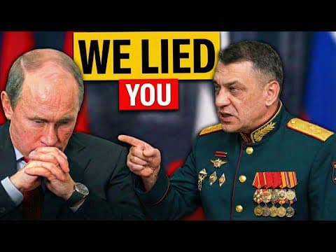 KREMLIN IMPLODES: Top Generals TURN ON Putin as "Secret Maps" Reveal TOTAL DEFEAT! thumbnail
