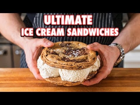 How to Make Homemade Ice Cream Sandwiches Two Ways thumbnail