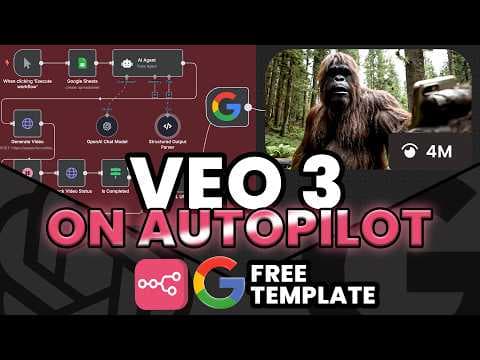 Generate VIRAL AI Videos Using Veo 3 in N8N! (No Code - Free Template) thumbnail