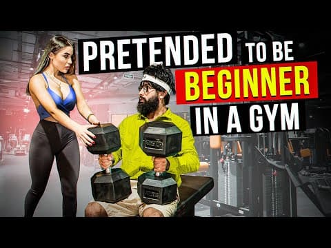 Elite Powerlifter Pretended to be a BEGINNER in a GYM #1 | Anatoly gym prank thumbnail