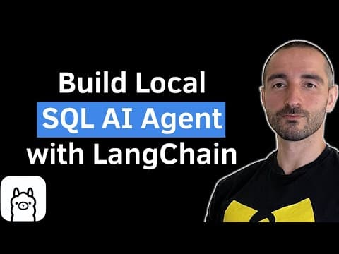 Chat With Your Database! Build a Local SQL AI Agent to Query Databases (LangChain & Ollama) thumbnail