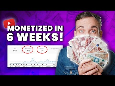 I got MONETIZED as fast as I could - HERE'S HOW thumbnail