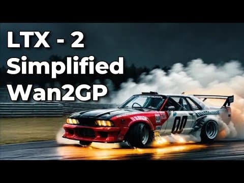 How to Generate 30-Second LTX-2 AI Videos on Wan2GP with Low VRAM thumbnail