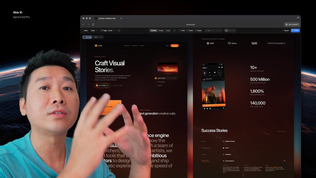 YouTube video player