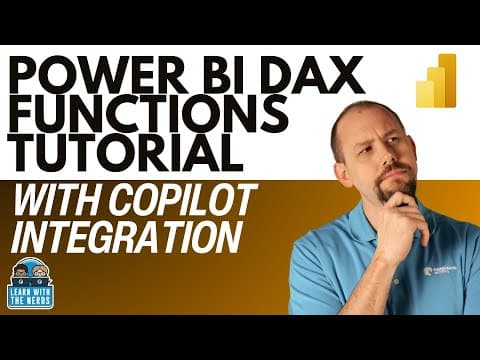 Power BI DAX Tutorial for Beginners (2025): Master DAX in ONE Course! thumbnail