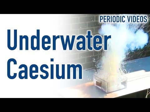 What Happens When Caesium Reacts Underwater? thumbnail