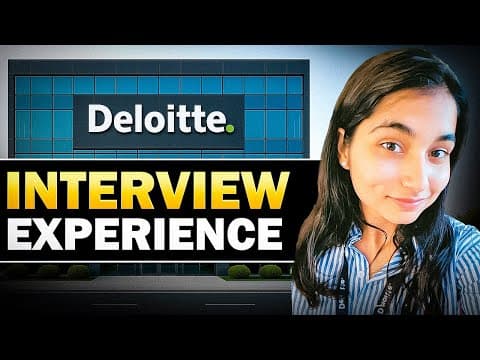 Deloitte Interview Experience | How to crack Deloitte NLA thumbnail