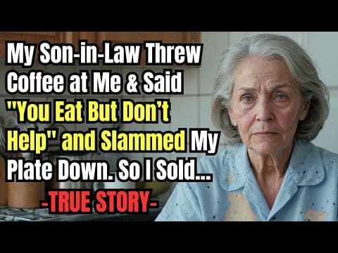 HER TRUE STORY FROM TENNESSEE 👵💔 My Son-in-Law Threw Coffee at Me & Said "You Eat But Don’t Help"... thumbnail