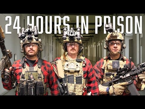 Ex British Soldiers VS INSANE 24Hr Prison Airsoft Game! thumbnail
