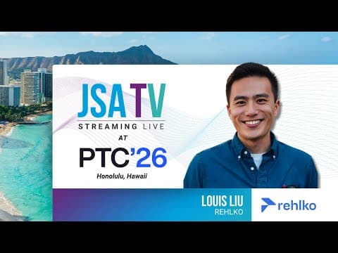Rehlko’s Louis Liu on Sustainability in Digital Infrastructure, Live from PTC’26 thumbnail