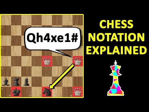 Learn Chess Notation - The Language of Chess! How to Read & Write Chess Moves! Basics for Beginners thumbnail