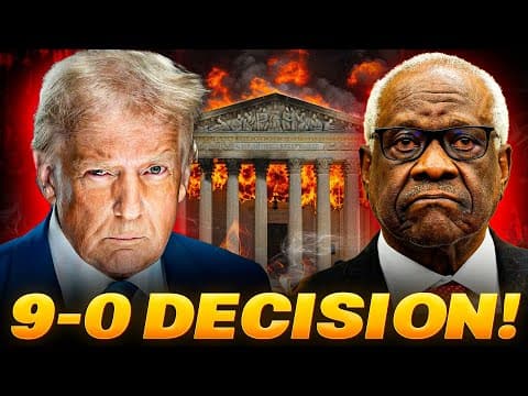 Supreme Court Issues 9-0 Unanimous Decision With Major Nationwide & Constitutional Implications! thumbnail