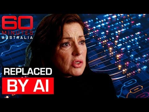The moment when you see your life's work generated by AI in seconds | 60 Minutes Australia thumbnail