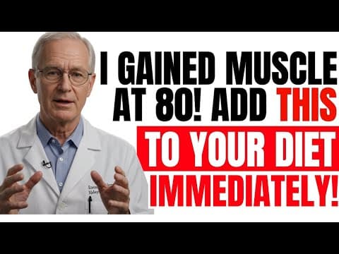 Over 60? Reverse Muscle Loss Now! Add This One Powerful Food To Your Diet | Senior Health Tips thumbnail