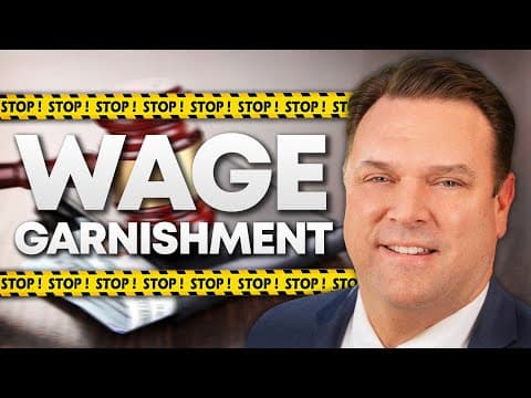 Wage Garnishment | How To Stop My Wages From Being Garnished IMMEDIATELY thumbnail