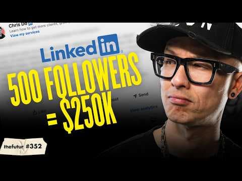 The LinkedIn Strategy You’re Missing w/ @matthewlakajev | The Futur Ep. 353 thumbnail
