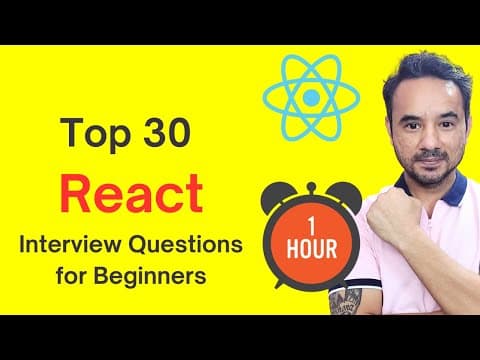React js - Top 30 Interview Questions and Answers thumbnail