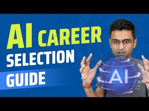 Career in AI | Which Career Option is the Best for Me? thumbnail