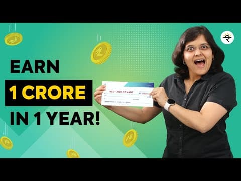 How To Make 1 Crore In 1 Year? | CA Rachana Ranade thumbnail