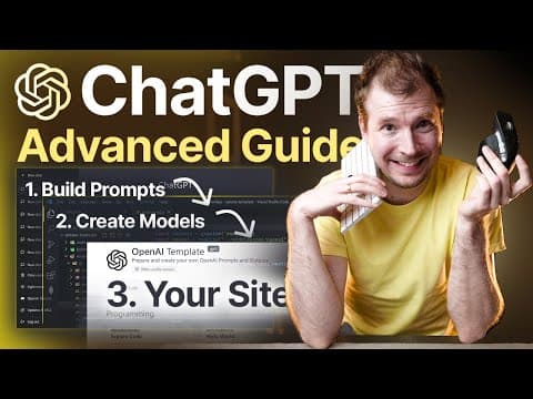 Advanced ChatGPT Guide - How to build your own Chat GPT Site thumbnail