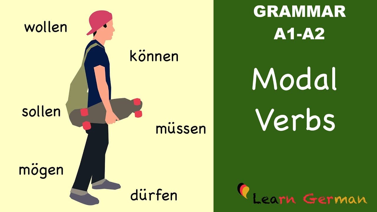 Learn German | German Grammar | Modalverben | Modal verbs | A1 | Glasp