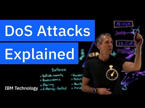 Denial of Service Attacks Explained thumbnail