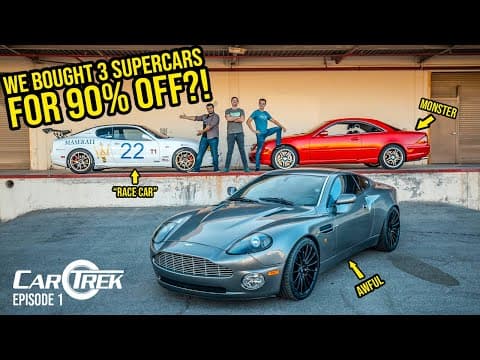 We Bought The 3 Most Depreciated Supercars IN THE WORLD (Cheap For A Reason?) - CarTrek S2 Episode 1 thumbnail
