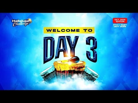 HALLELUJAH CHALLENGE || OCT 2025 || DAY 3 thumbnail