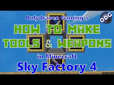 How to Make and Upgrade Weapons in Tinkers Construct thumbnail