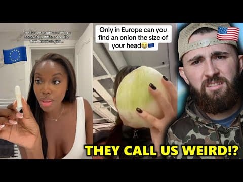 Weird Things You ONLY Find in Europe... *I'm confused* thumbnail