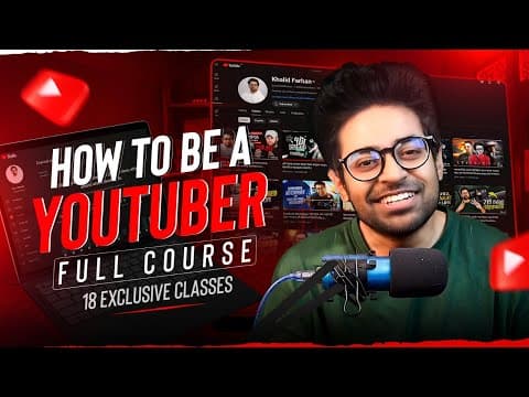 How to Be a YouTuber | Free Course in Bangla | কনটেন্ট ক্রিয়েশন কে পেশা হিসেবে নেয়ার পুরো গাইডলাইন thumbnail