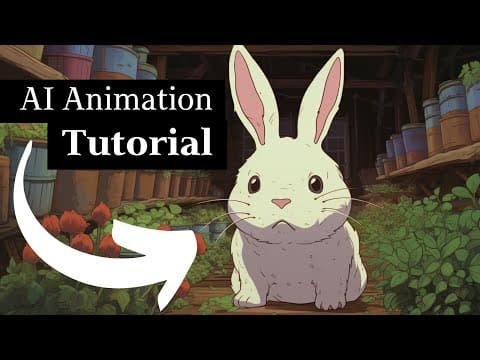 Best AI Animation Tutorial - FREE Options | Step-by-Step (Ghibli Studio Inspired) thumbnail