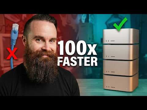 Why RDMA Makes Clustered Mac Studios 100x Faster thumbnail