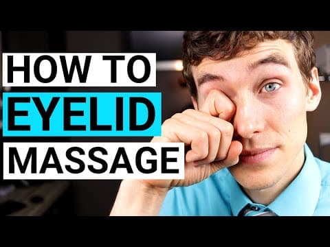 How to do Eyelid Massage and Meibomian Gland Expression for Dry Eyes and Eyelid Stye thumbnail