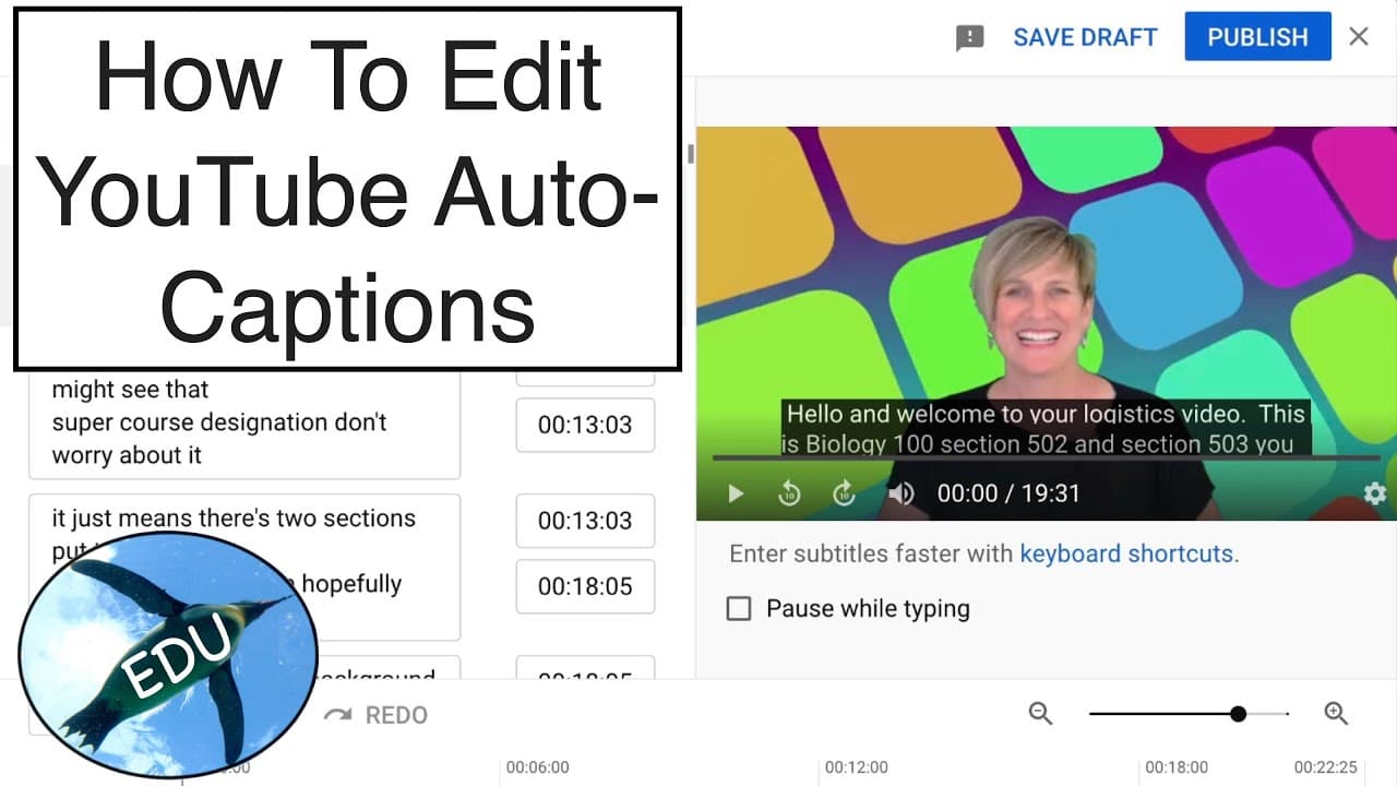 YouTube video player