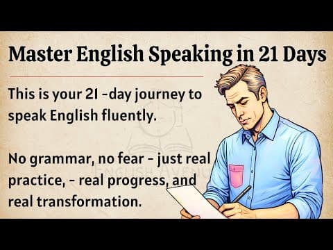 Master English Speaking in 21 Days || Easy Tips to Speak English || Improve Your English Fluency ✅️ thumbnail