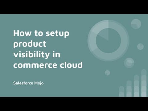 How to setup product visibility in B2B Commerce thumbnail