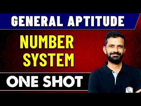 General Aptitude | Number System in One Shot | GATE | 2022 thumbnail