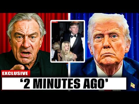 Trump Loses It After Robert De Niro Exposed Him On Live tv thumbnail
